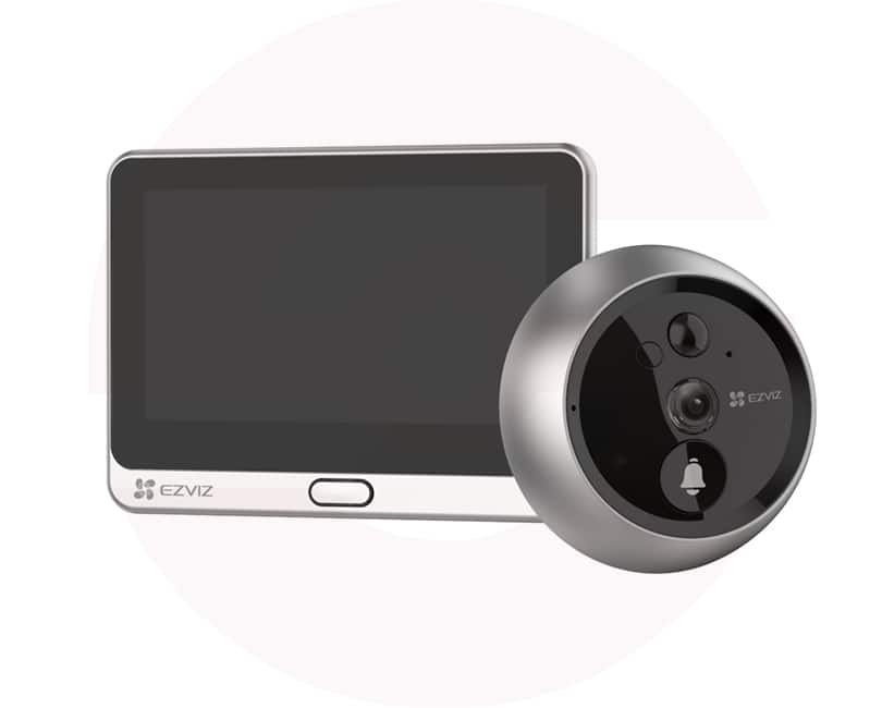 DP2C Wire-free Peephole Doorbell